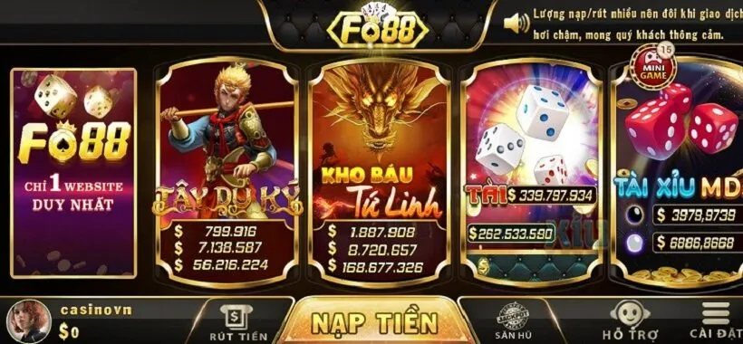 Hệ thống tài xỉu Fo88 công bằng – Cơ hội kiếm tiền rõ ràng